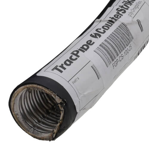 OMEGAFLEX TracPipe FGP-CS-100-25 CounterStrike Flexible Gas Tubing Coil 25 Ft.