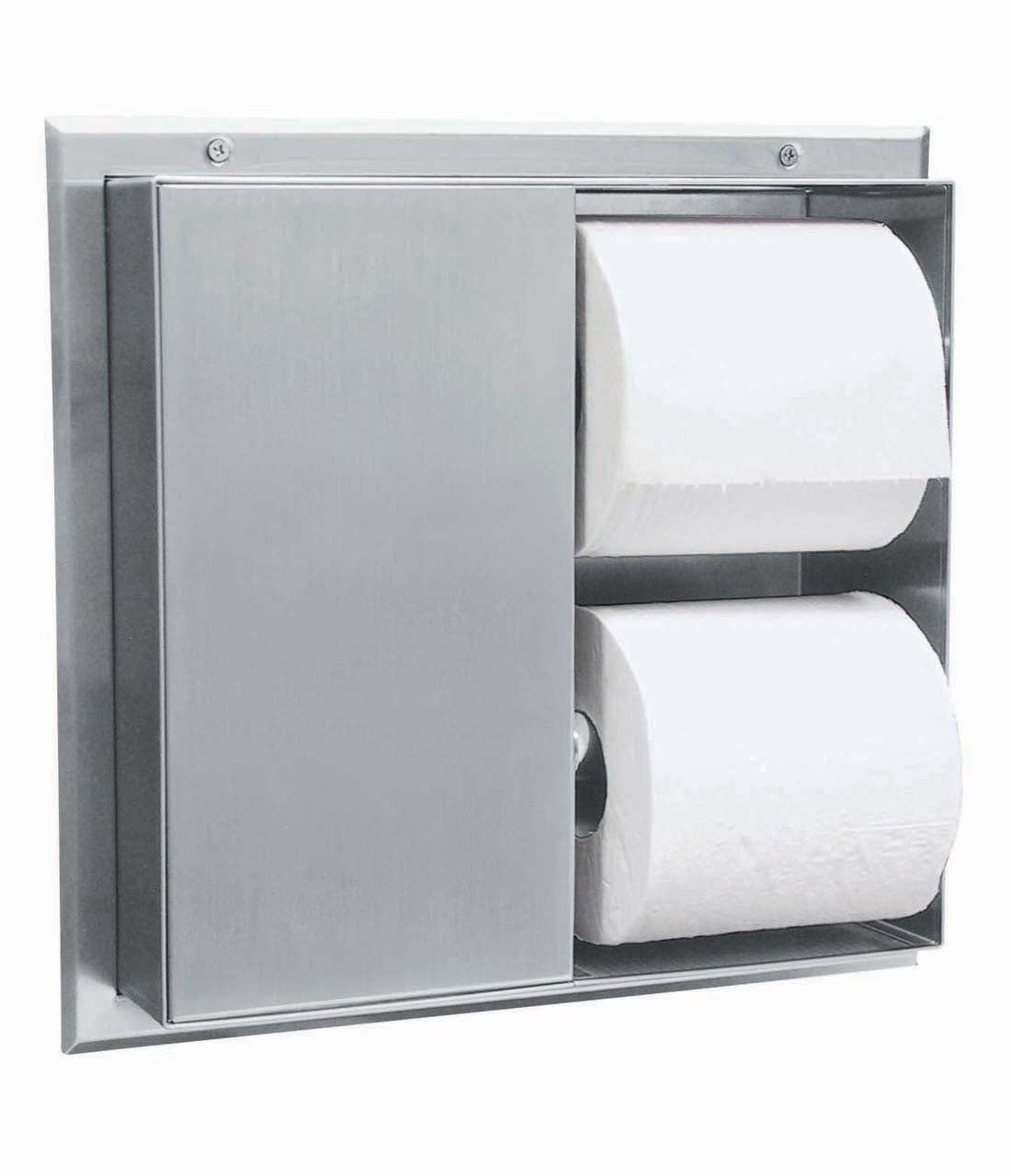 BOBRICK Bobrick B-386 Partition Mounted Multi-Roll Toilet Tissue Dispenser Replacement 386 for Bobrick