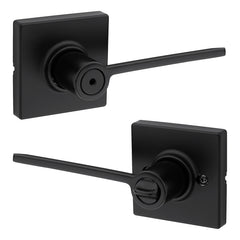 KWIKSET Kwikset 300LRLSQT-514 Ladera Privacy Door Lock Matte Black