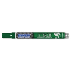 Dykem 91108 RINZ Off Water Removable Temporary Marker, Green, Medium