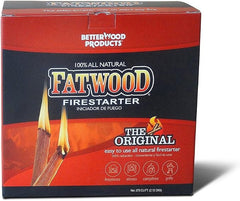 BETTER WOOD PRODUCTS Better Wood Products 9985 Fatwood Firestarter Box (3-Pounds)