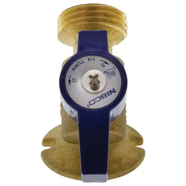 NIBCO NIBCO QT763X-1/2 Brass Quarter-Turn Angle Sillcock 1/2inch
