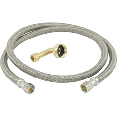 BRASSCRAFT BrassCraft B1-72DW12P Braided Flexible Water Supply Connector with Garden Hose Elbow