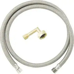 BRASSCRAFT BrassCraft B1-72DW12P Braided Flexible Water Supply Connector with Garden Hose Elbow