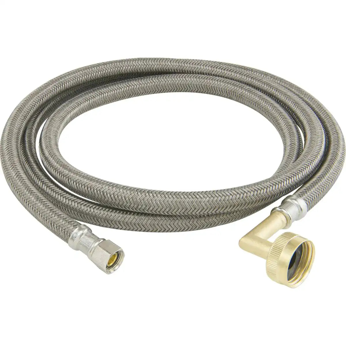 BRASSCRAFT BrassCraft B1-72DW1P 72 inch Polymer Braided Flexible Water Supply Connector with Garden Hose Elbow