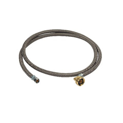BRASSCRAFT BrassCraft B1-72DW1P 72 inch Polymer Braided Flexible Water Supply Connector with Garden Hose Elbow