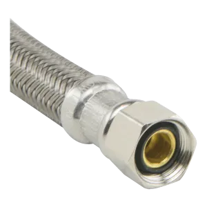BRASSCRAFT BrassCraft B1-72DW1P 72 inch Polymer Braided Flexible Water Supply Connector with Garden Hose Elbow