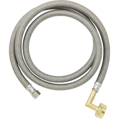 BRASSCRAFT BrassCraft B1-72DW1P 72 inch Polymer Braided Flexible Water Supply Connector with Garden Hose Elbow