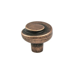 BERENSON Berenson 7129-1RC-C Sonata Rustic Copper Knob 1-3/16 Inch Diameter