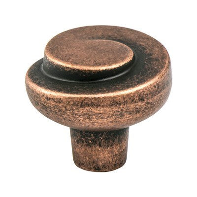 BERENSON Berenson 7129-1RC-C Sonata Rustic Copper Knob 1-3/16 Inch Diameter