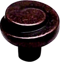 BERENSON Berenson 7129-1RC-C Sonata Rustic Copper Knob 1-3/16 Inch Diameter