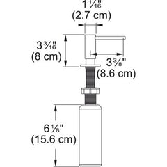 FRANKE FRANKE ATL-SD-ANT Atlas Soap Dispenser