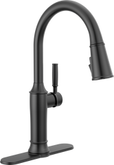 DELTA FAUCET Delta Faucet 9184-BL-DST Renaldi Single Handle Pull-Down Kitchen Faucet