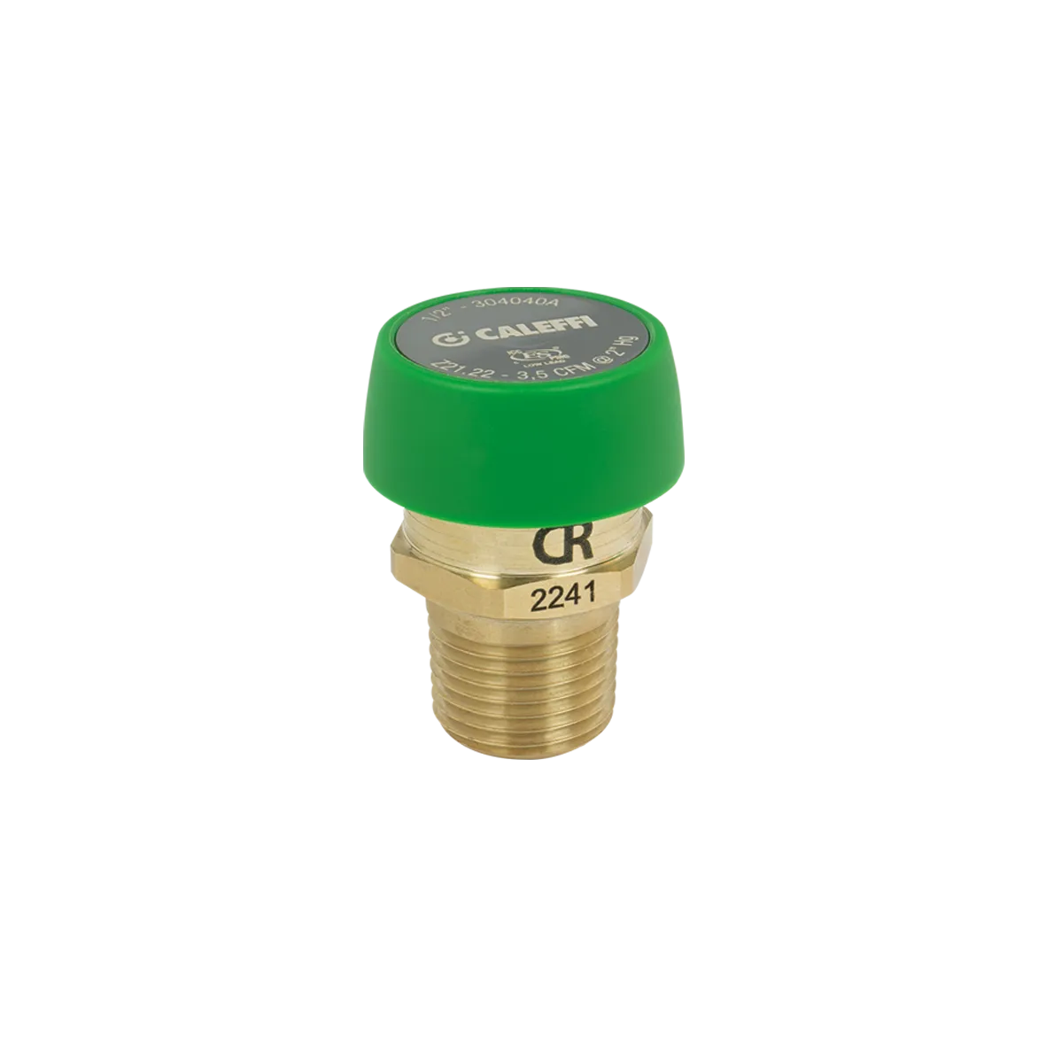 CALEFFI Caleffi 304040A Vacuum Relief Valve 1/2 Inch MNPT