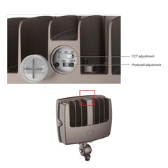 KEYSTONE TECHNOLOGIES Keystone technologies KT-FLED15PS-R4A-UNV-8CSB-VDIM LED Flood Light 15/ 12/ 9W