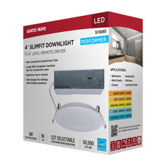 SATCO Satco S11680 LED Downlight 8W 4 Inch