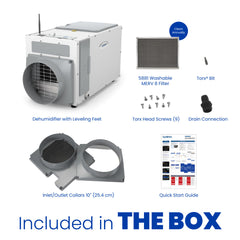 APRILAIRE Aprilaire E080W Wi-Fi Dehumidifier 80 Pints