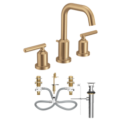 MOEN Moen TV6142BZG Gibson Two-Handle High Arc Bathroom Faucet