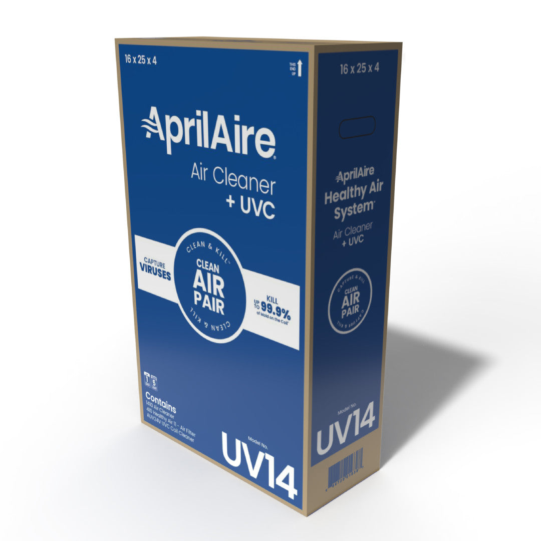 APRILAIRE Aprilaire UV14 Air Cleaner and AUV24V Coil Cleaner
