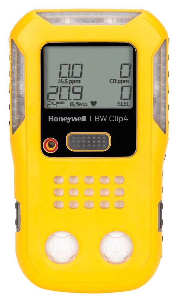 TECHNOLOGIES TECHNOLOGIES BWC4-Y-N BW Clip4 4-Gas Detector (O2, LEL, H2S, CO)