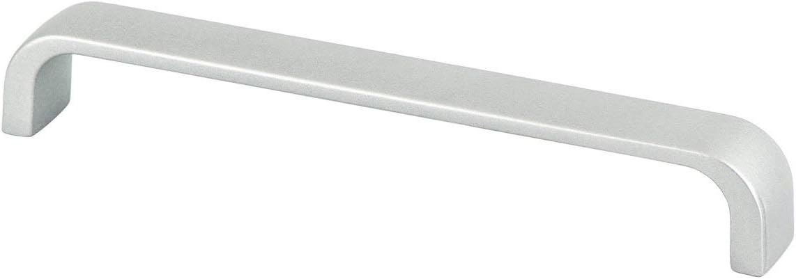 BERENSON Berenson 2963-1ALU-C Euroline 6-5/16 Inch Center to Center Handle Cabinet Pull