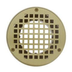 JONES STEPHENS JONES STEPHENS D50028 Heavy Duty PVC with Metal Spud 6-in Strainer 2-in Round Floor Drain
