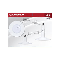SATCO SATCO S29599 12WLED/5-6''TRIM/5CCT/120V/2PK