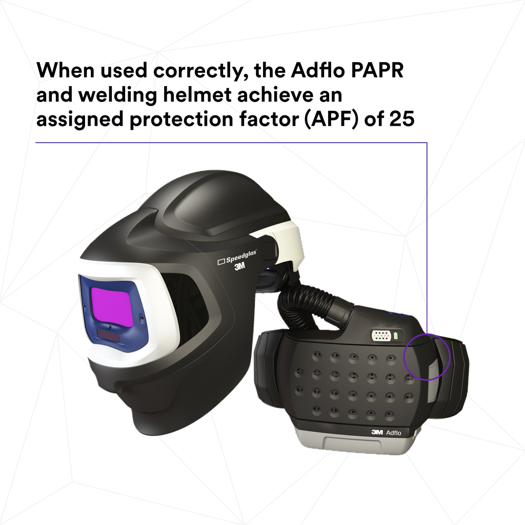 3M 3M 7100260623 Adflo PAPR HE System with Speedglas Welding Helmet 9100 MP