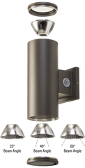KEYSTONE TECHNOLOGIES Keystone Technologies KT-CYLED20PS-4A-WDI-OSG-8CSB-VDIM Wall Mount Cylinder 20/16/12W 4 in