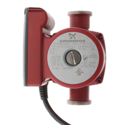 GRUNDFOS Grundfos 99452479 UPS15-55SUC/LC 3-Speed Stainless Steel Circulator Pump 1/15 HP
