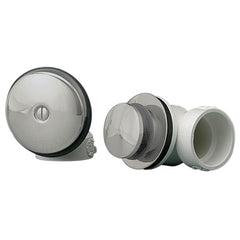 SIOUX CHIEF Sioux Chief 973-5401C04 Ezy Touch Bath Drain Half Kit PVC Zinc