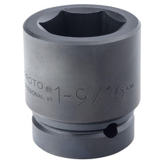 PROTO Proto J10025 Impact Socket 1 in Drive 1-9/16 in 6-point