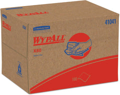 KIMBERLY-CLARK Kimberly-Clark KCC41041 WypAll X80 Hydroknit Wipers (12.5 x 16.8, 160/Carton) 41041