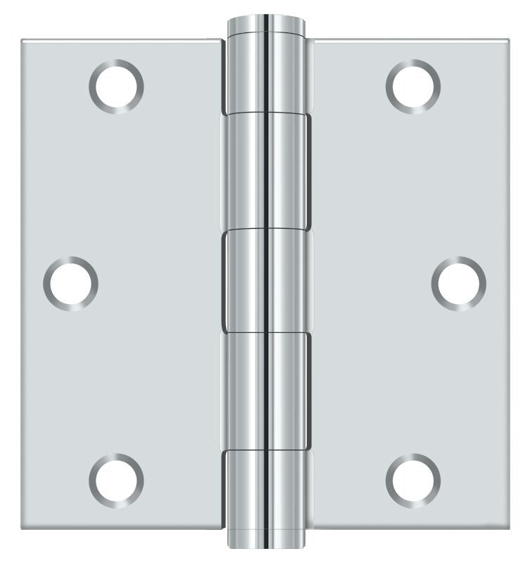 DELTANA Deltana S35HD26 Heavy Duty Square Hinge Bright Chrome