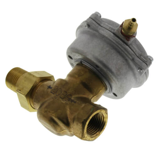 SIEMENS Siemens 257-02039 Valve Assembly ANSI 250 2-Way Normally Open 1/2-Inch Female by Union Male 2.5 Cv 3 to 8 Psi Spring Range Pneumatic