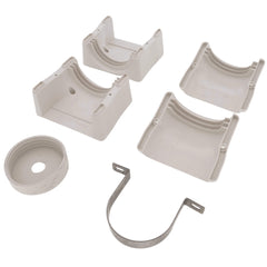 DIVERSITECH DiversiTech 230-FH4-KIT SpeediChannel 5-3/4 x 4 in. Line Set Cover System Stainless Steel in Natural