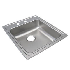 ELKAY Elkay LRAD2022652 Lustertone Classic Stainless Steel 19-1/2 x 22 x 6-1/2, Single Bowl Drop-in ADA Sink