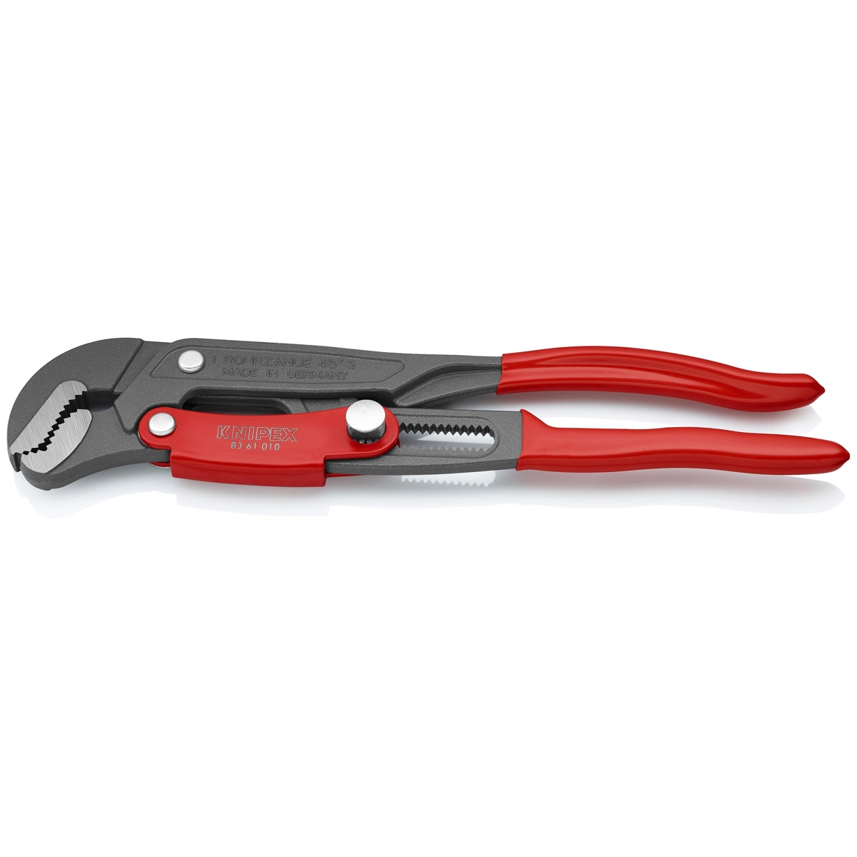 KNIPEX KNIPEX 8361010 Rapid Adjust Swedish Pipe Wrench-S-Type 13 in. Plastic Coating