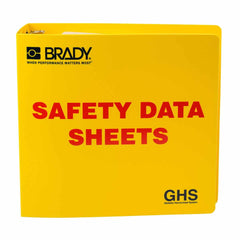 BRADY Brady 121184 GHS - 3 Safety Data Sheet Binder - English - 11 H x 3.5 D - Replacement MPN