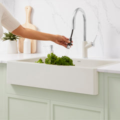 BLANCO Blanco 526932 Urbena Pull-Down Kitchen Faucet 1.5 GPM - Chrome/Soft White