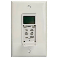 TORK Tork SS703Z 120/277 VAC 60 Hz 15 Amp 7 Day White SPST Astronomic In-Wall Digital Time Switch