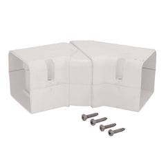 DIVERSITECH DiversiTech 230-AFB3W 3 SpeediChannel Adjustable Flat Bend White