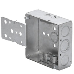 CENTAUR Centaur CM-4SDB-NM-B 4 Square Box 2-1/8 Deep With NM Clamps