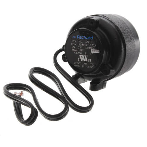 PACKARD Packard 65411 Shaded Pole Cast Iron Unit Bearing Motor 115V 9W 1550 RPM
