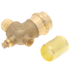 WEBSTONE Webstone H-16833W-R58 5/8 x 3/4 PEX Crimp x Copper Press Brass Dual Vent Elbow Lead Free