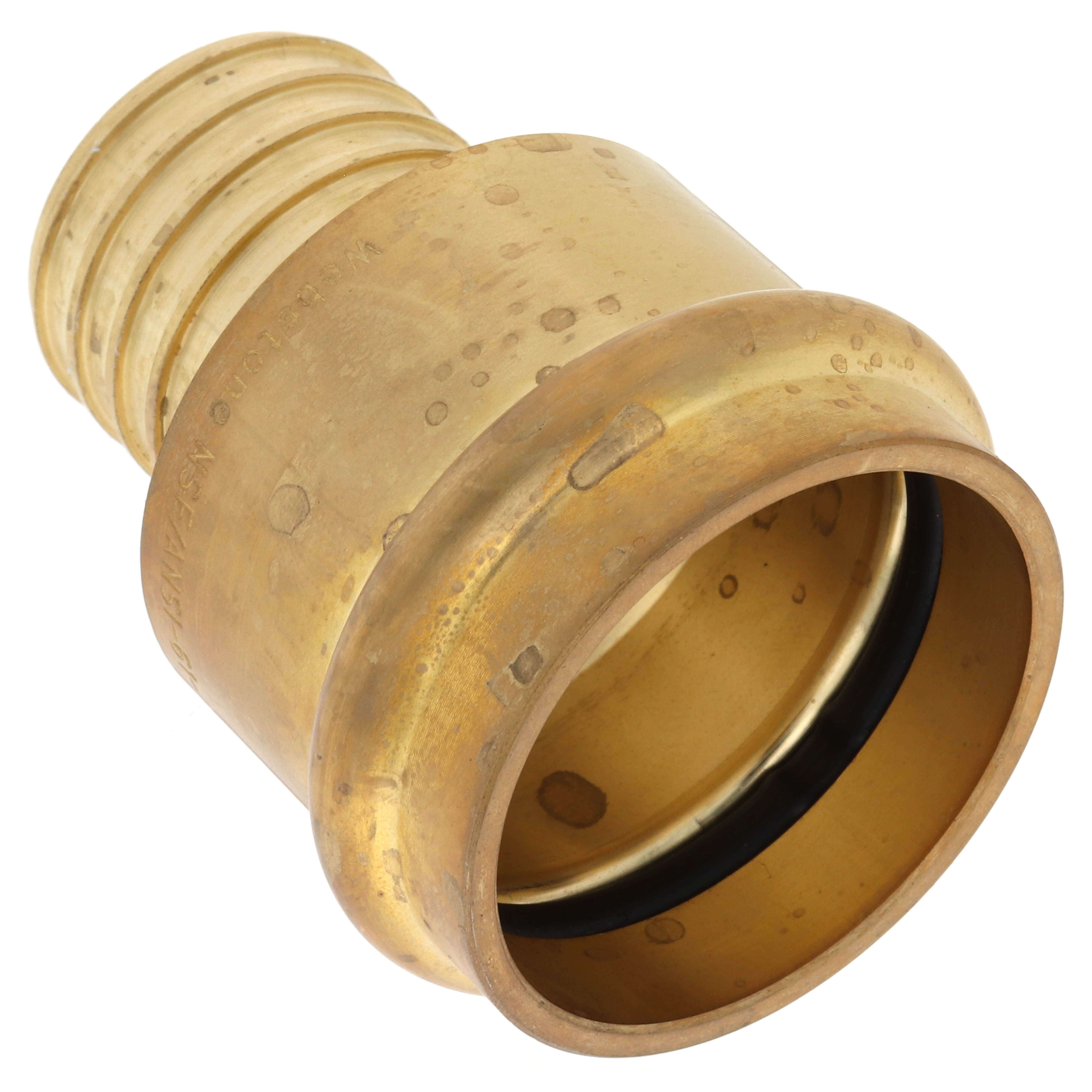 WEBSTONE Webstone H-16805W 1-1/4 PEX Crimp x Copper Press Brass Adapter