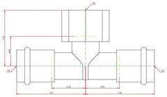 VIEGA Viega 79580 ProPress Tee 1/2 x 1/2 x 1/2