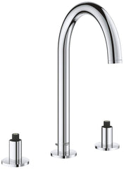 GROHE GROHE 20069003 GROHE FITTINGS POWER 8 Widespread 2-Handle Bathroom Faucet 1.2 GPM