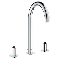 GROHE GROHE 20069003 GROHE FITTINGS POWER 8 Widespread 2-Handle Bathroom Faucet 1.2 GPM
