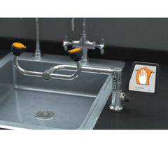 GUARDIAN EQUIPMENT Guardian Equipment G1806 GS-Plus Deck Mount Right Hand Eyewash in Polished Chrome